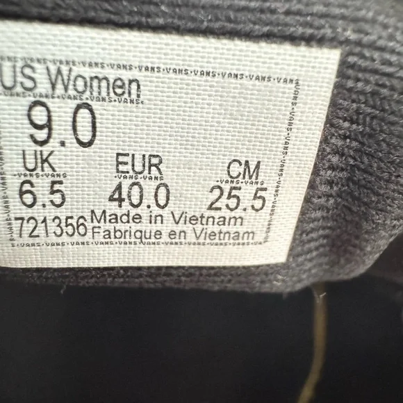 Vans Leather Sneakers with Gum Sole - Picture 8 of 9